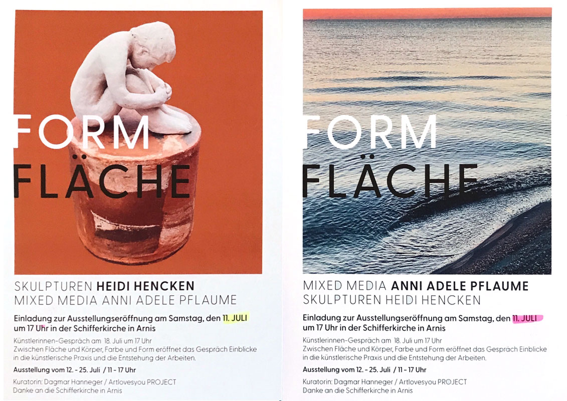 Ausstellung // Form Fläche